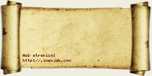 Tina Joksić vizit kartica